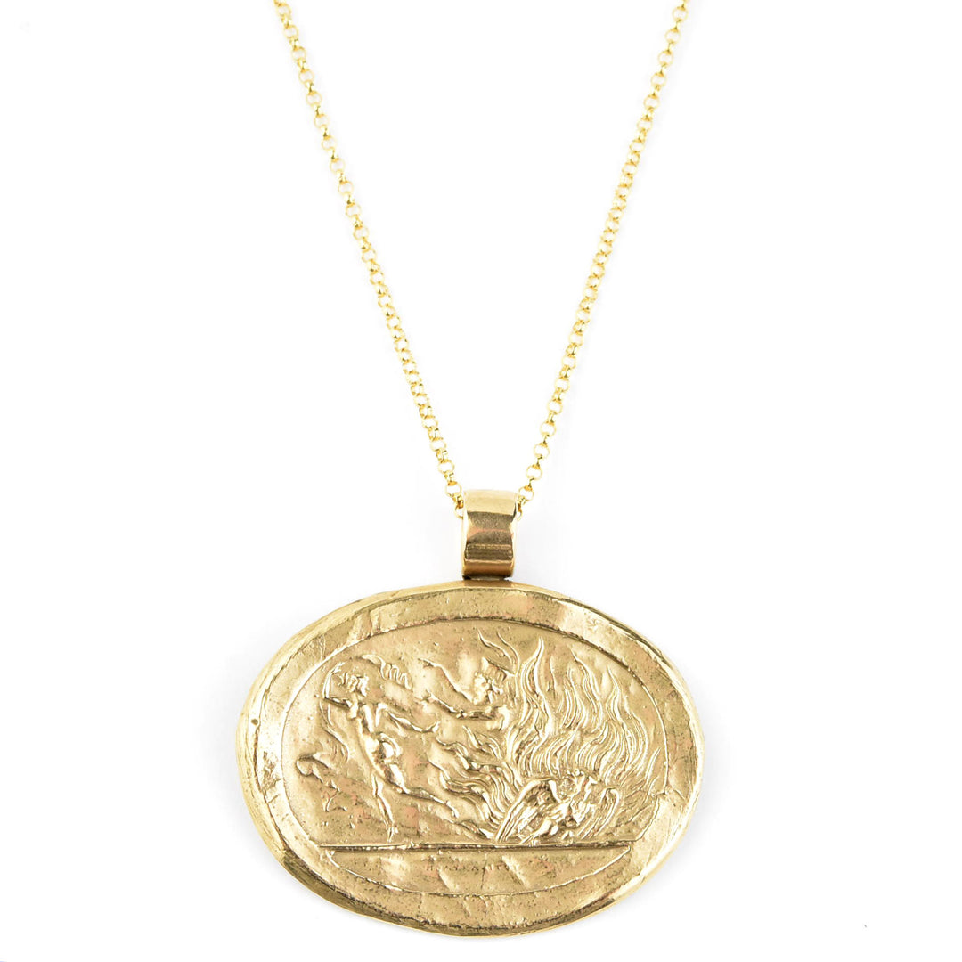 Hades & Persephone Cameo Necklace