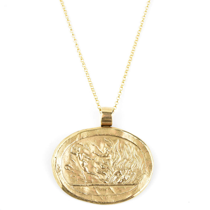 Hades & Persephone Cameo Necklace