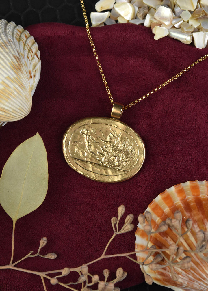 Hades & Persephone Cameo Necklace