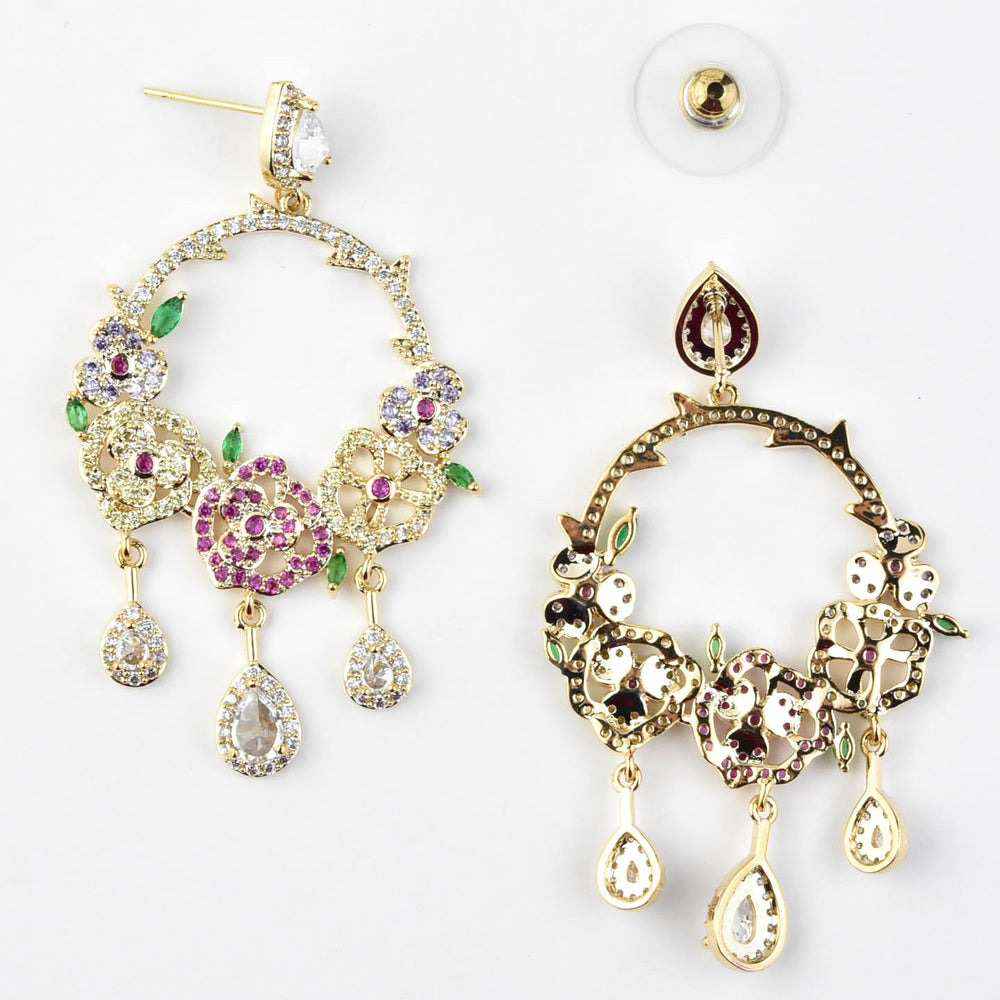 Hanging Gardens Earrings - Goldmakers Fine Jewelry