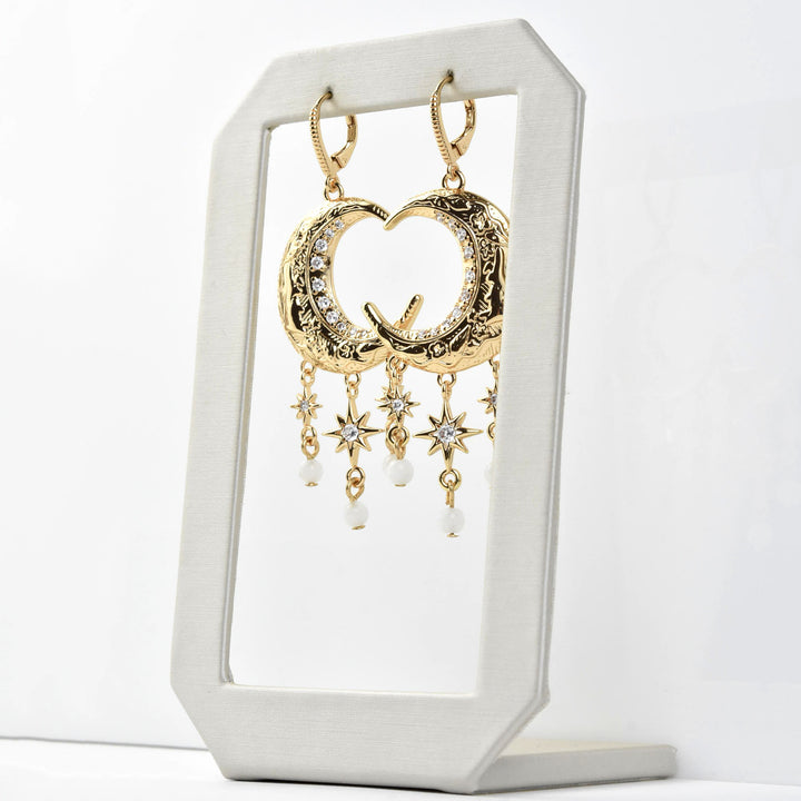 The Hare Moon Earrings - Goldmakers Fine Jewelry