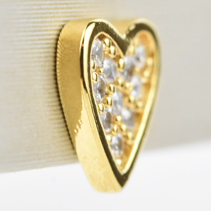 Mi Amore Heart Studs - Goldmakers Fine Jewelry