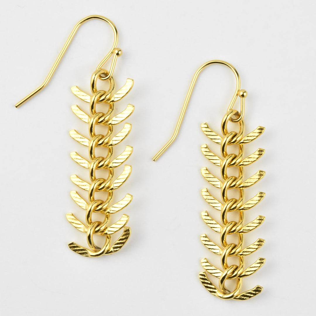 Herringbone Earrings - Goldmakers Fine Jewelry