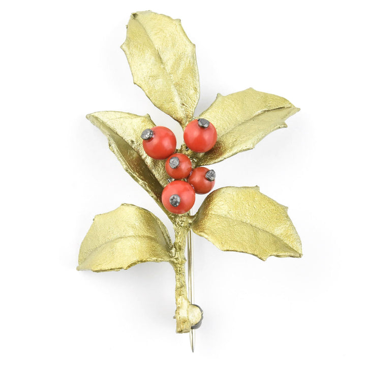 Holly Brooch