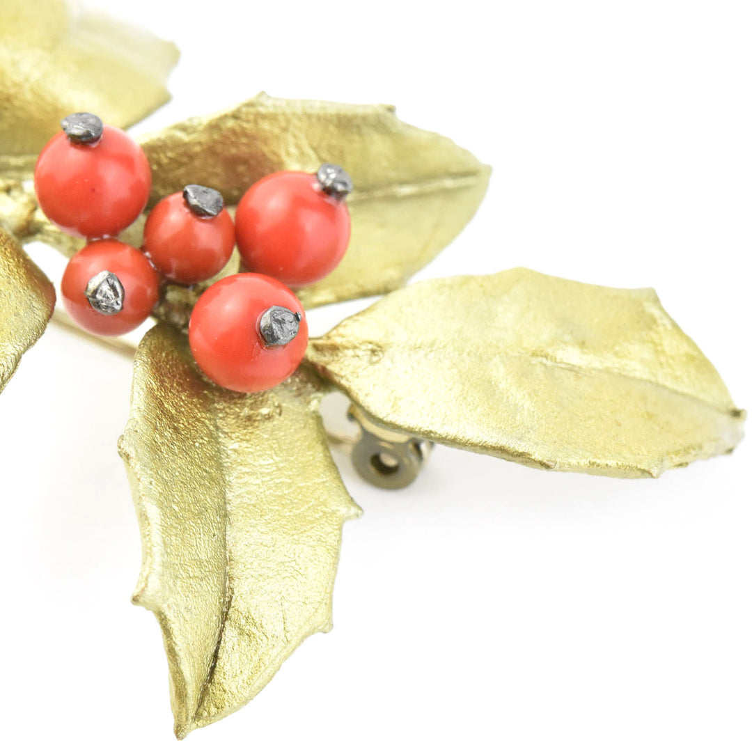 Holly Brooch