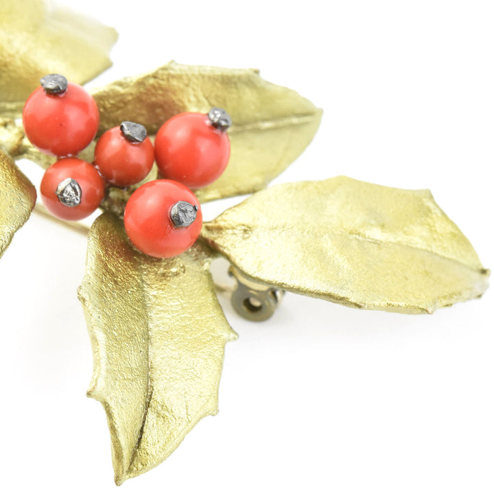 Holly Brooch