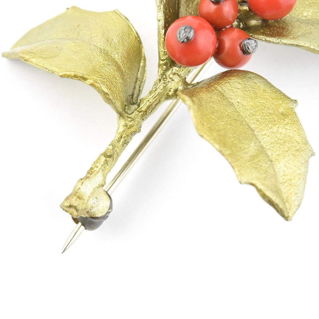 Holly Brooch