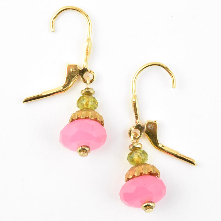 Hot Pink Gumdrop Earrings