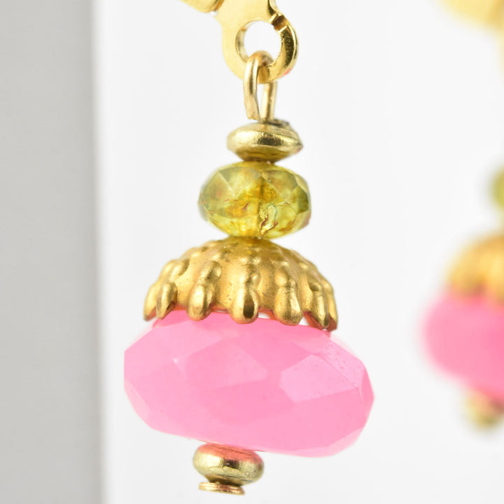 Hot Pink Gumdrop Earrings