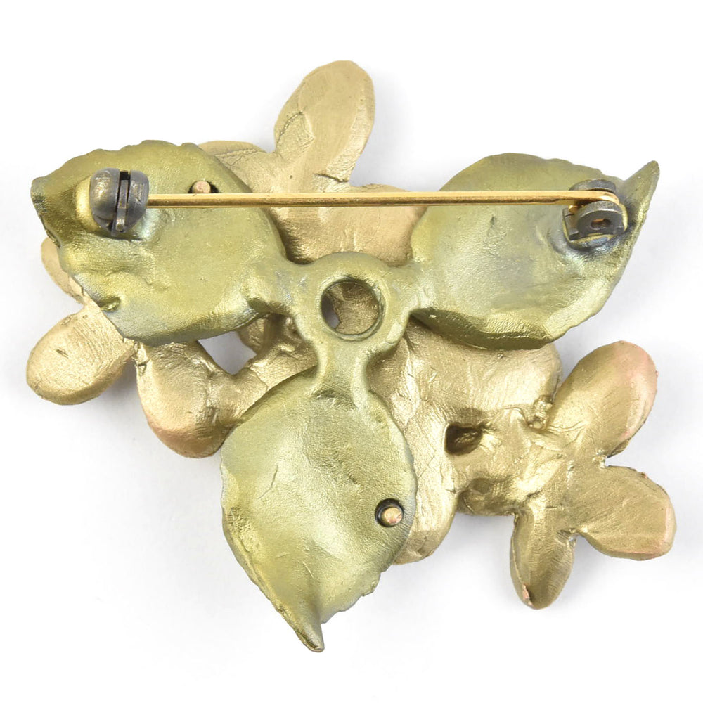 Hydrangea Brooch - Goldmakers Fine Jewelry