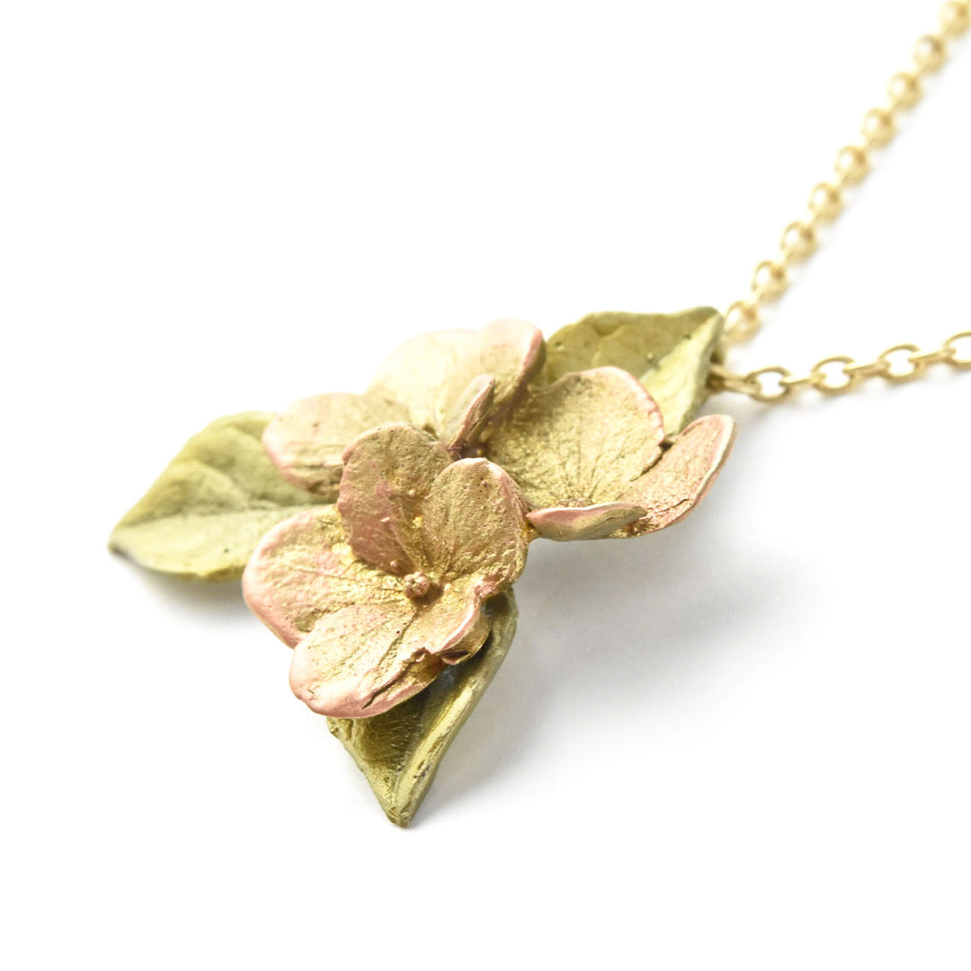 Hydrangea Petal Necklace