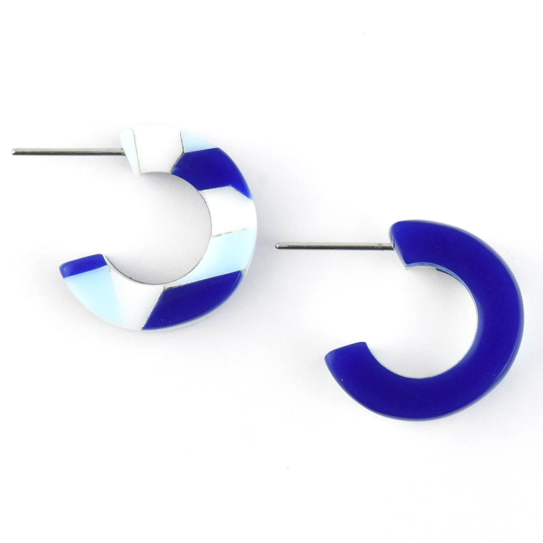 Ideal Mar Azul Hoop Earrings