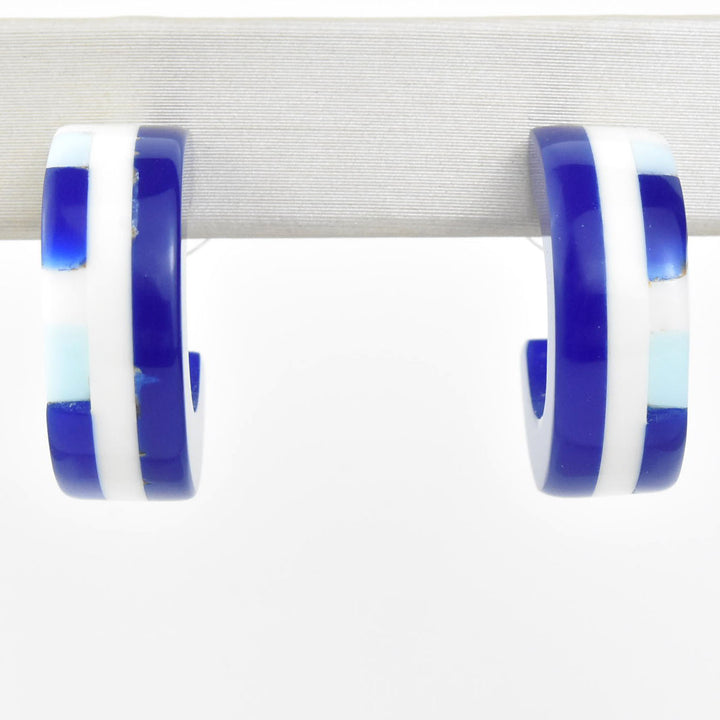 Ideal Mar Azul Hoop Earrings