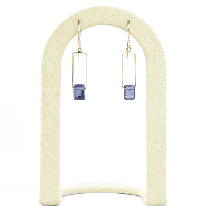 Iolite Wire Dangles