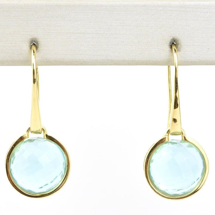 Sky Blue Ipanema Droplet Earrings - Goldmakers Fine Jewelry