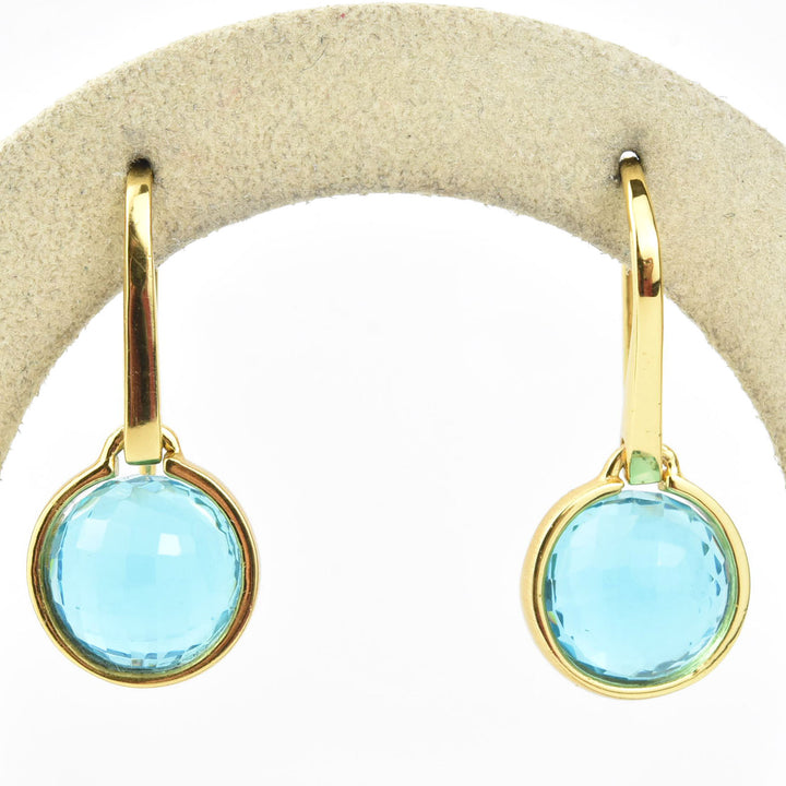 Sky Blue Ipanema Droplet Earrings - Goldmakers Fine Jewelry