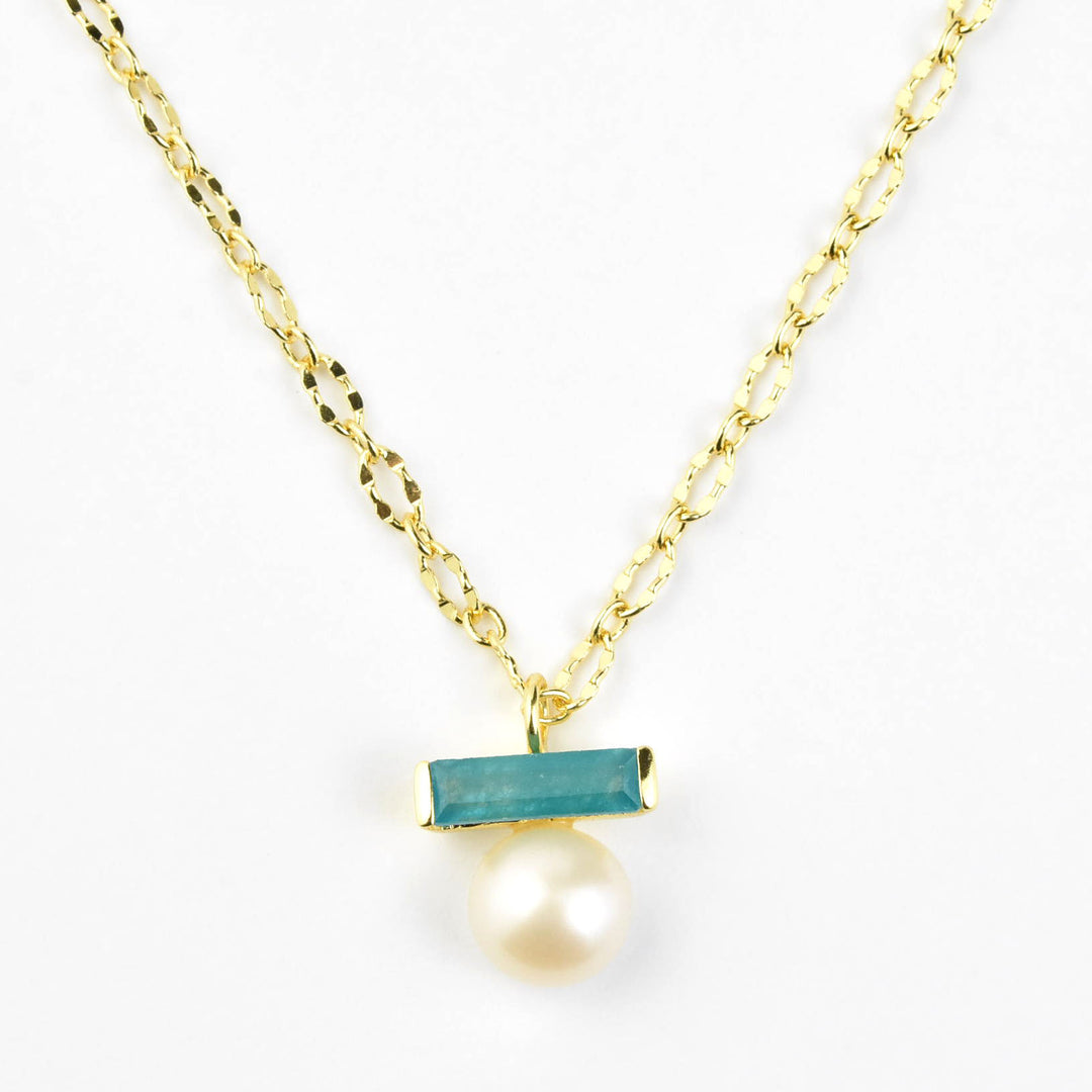 Jade and Pearl Necklace