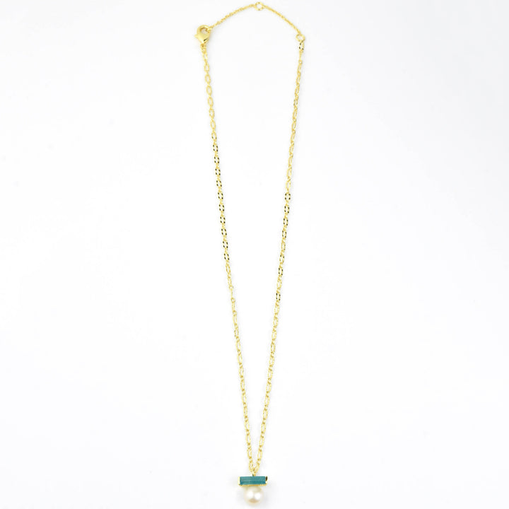 Jade and Pearl Necklace