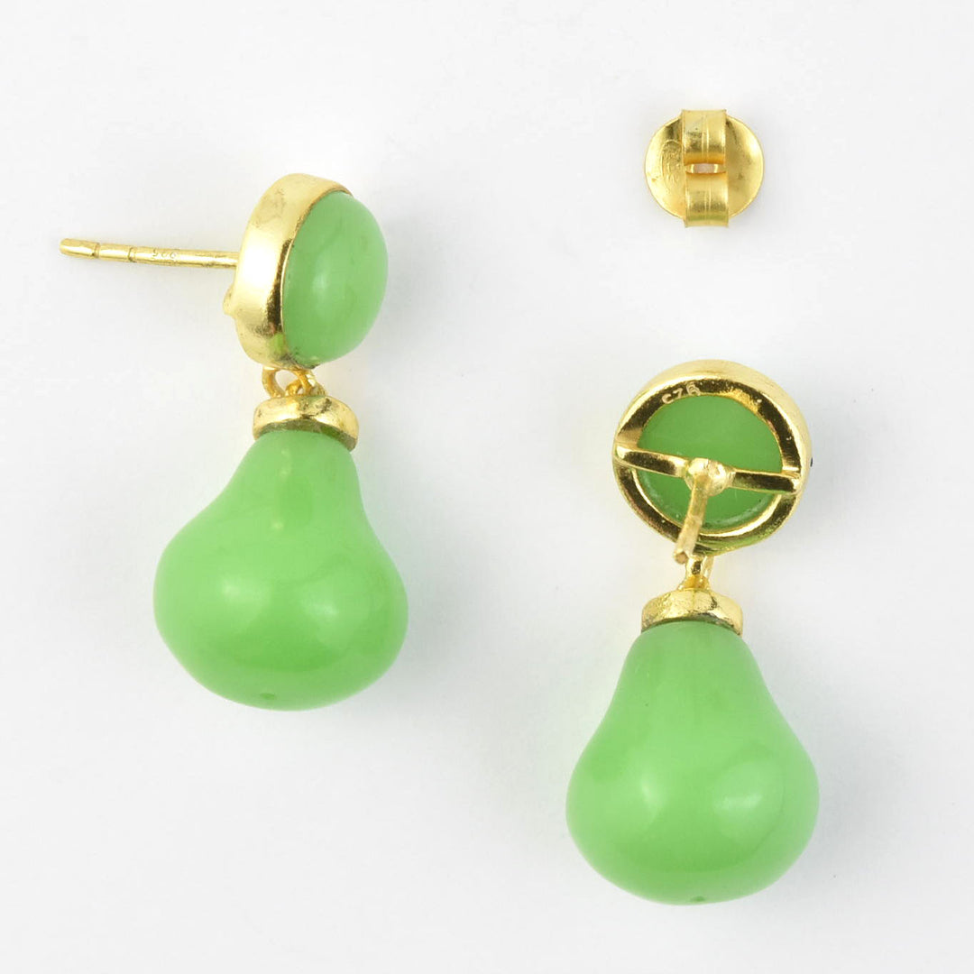 Aria Jade Earrings - Goldmakers Fine Jewelry