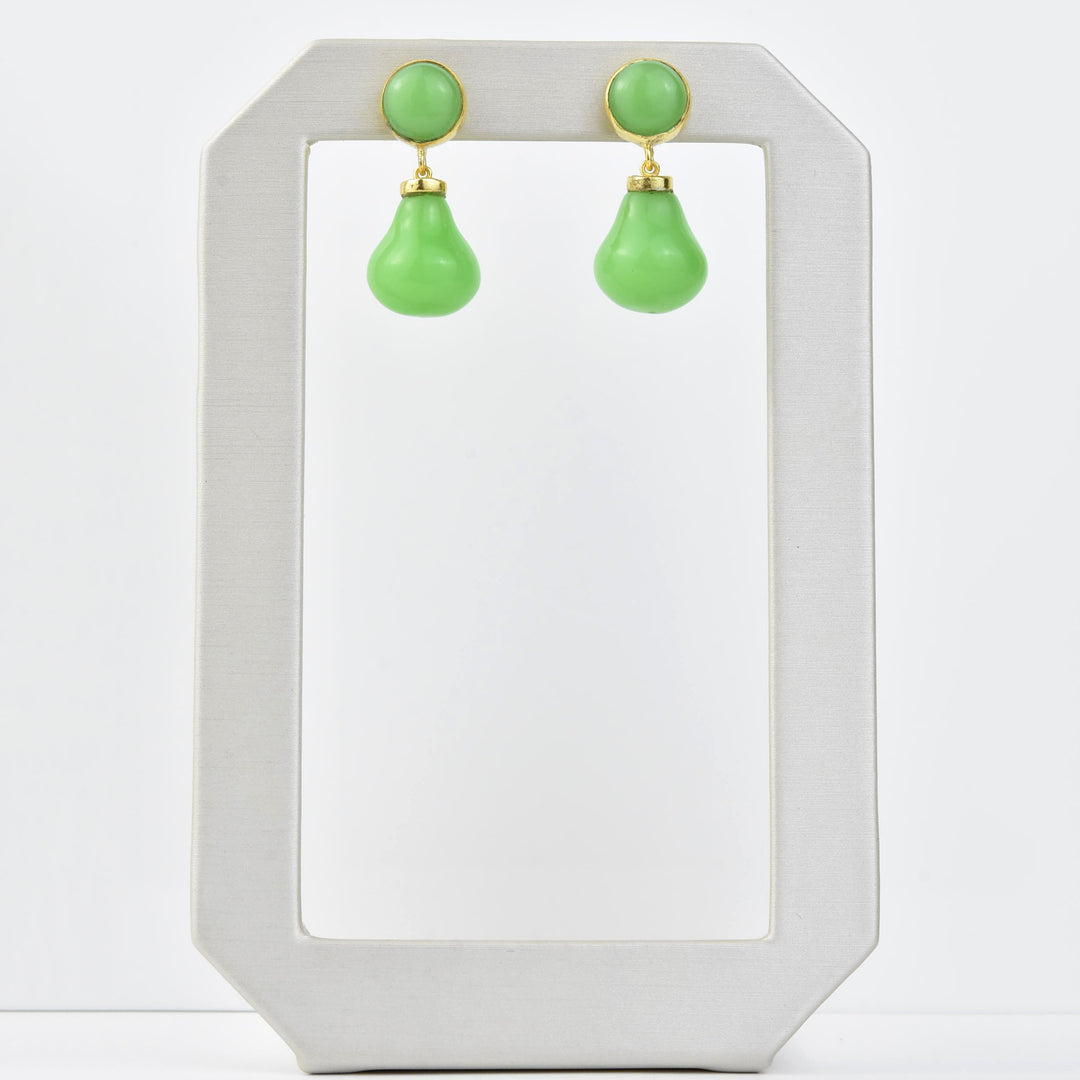 Aria Jade Earrings - Goldmakers Fine Jewelry