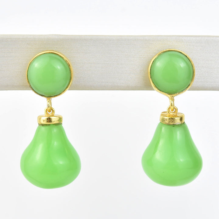 Aria Jade Earrings - Goldmakers Fine Jewelry