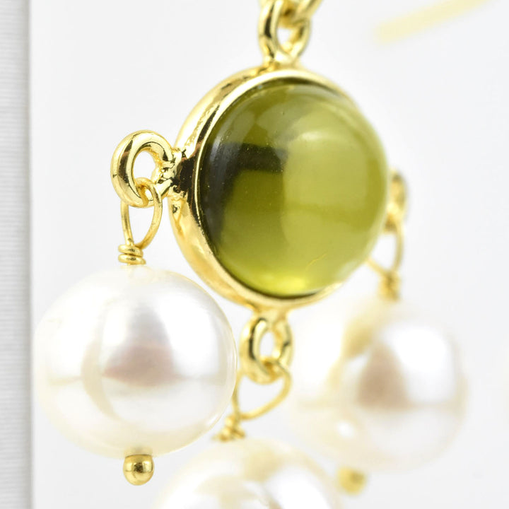 Pearl Jelly Fish Earrings - Goldmakers Fine Jewelry