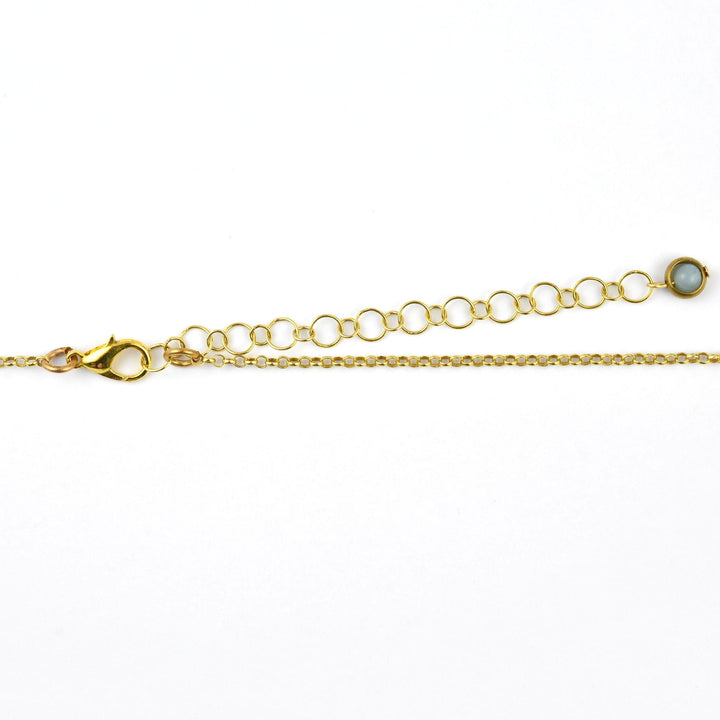 Amazonite Balance Necklace - Goldmakers Fine Jewelry