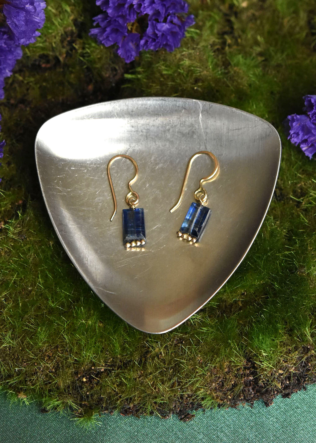 Kyanite Dangles - Goldmakers Fine Jewelry