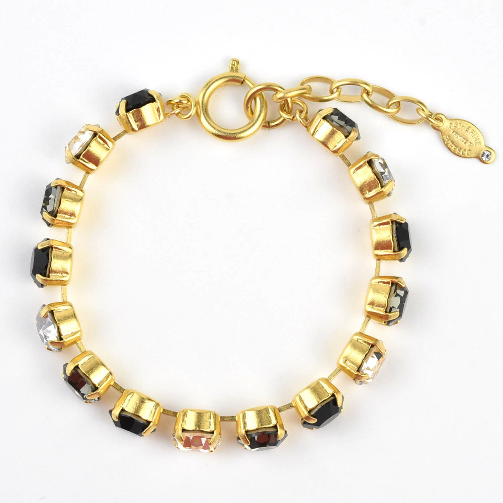 Crystal Bracelet in Grey Tones - Goldmakers Fine Jewelry