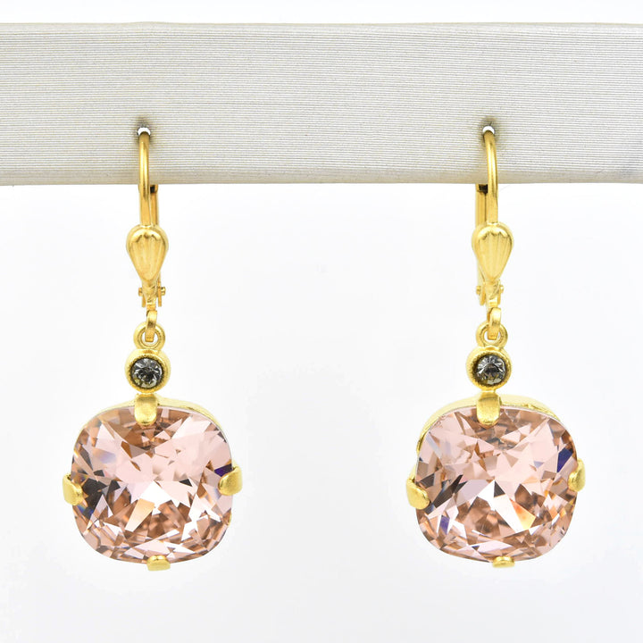 Classic Crystal Drops in Gold Plate - Goldmakers Fine Jewelry