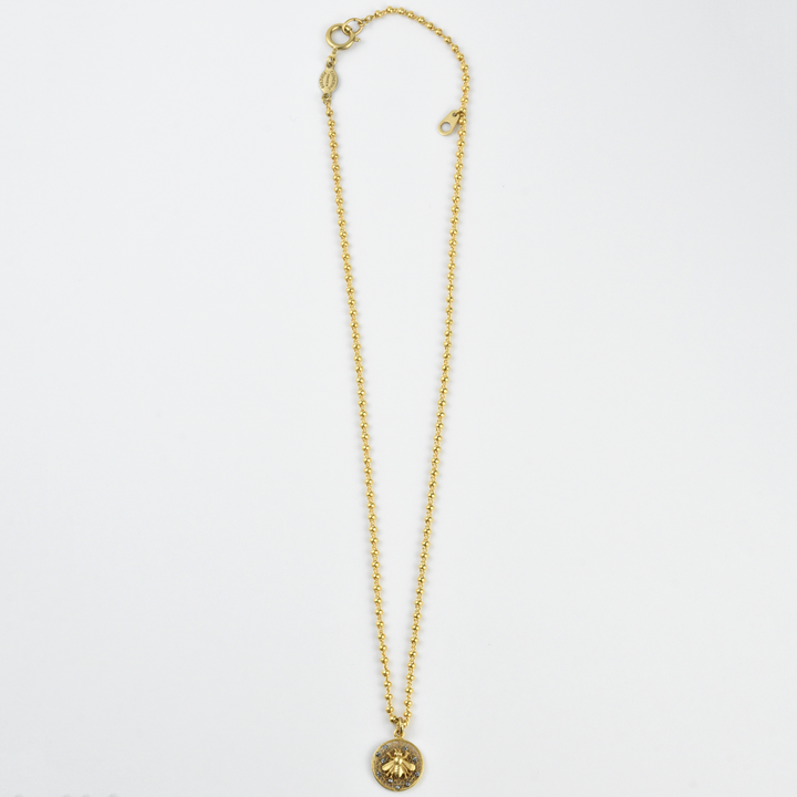 Crystal Bee Necklace - Goldmakers Fine Jewelry