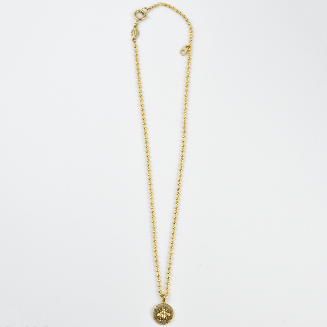 Crystal Bee Necklace - Goldmakers Fine Jewelry