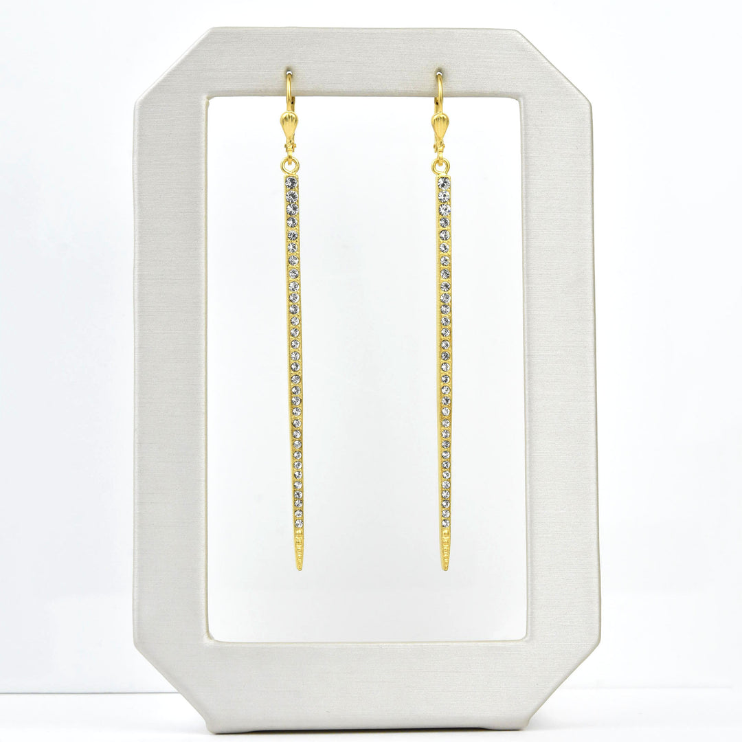 Needle Drop Earrings* new pics - Goldmakers Fine Jewelry