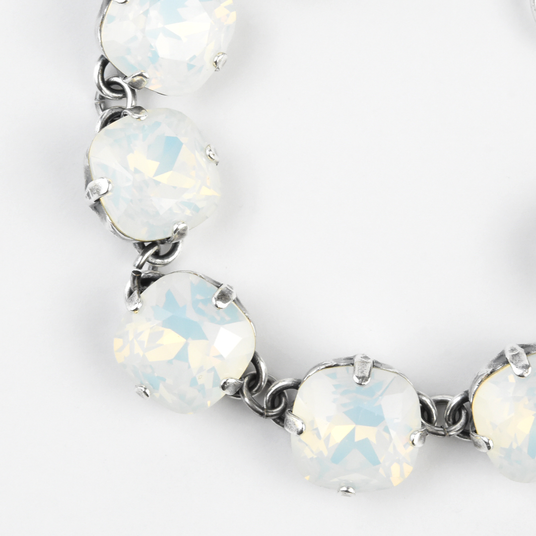 Oversize Crystal Bracelet in Silver - Goldmakers Fine Jewelry