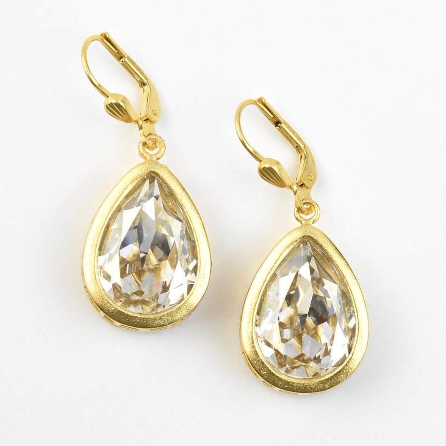 Oversize Teardrop Earrings - Goldmakers Fine Jewelry