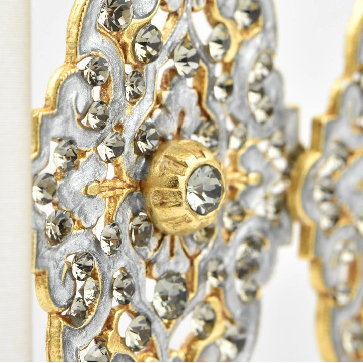 Bella Patina Drop Earrings in Silver - Goldmakers Fine Jewelry
