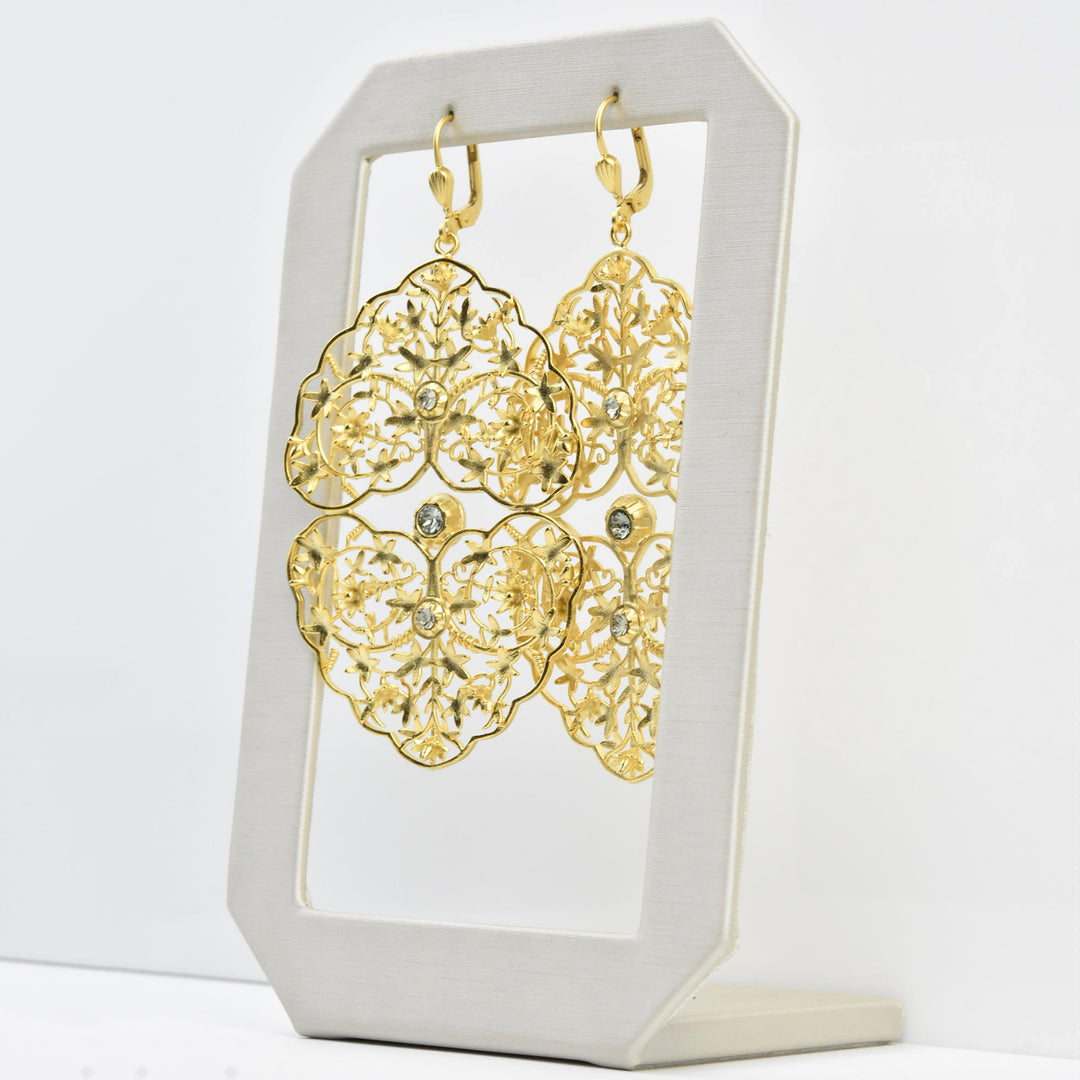 Statement Filigree Earrings - Goldmakers Fine Jewelry
