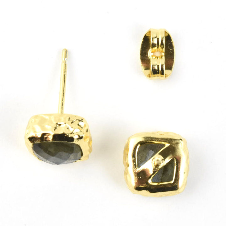 Labradorite Studs