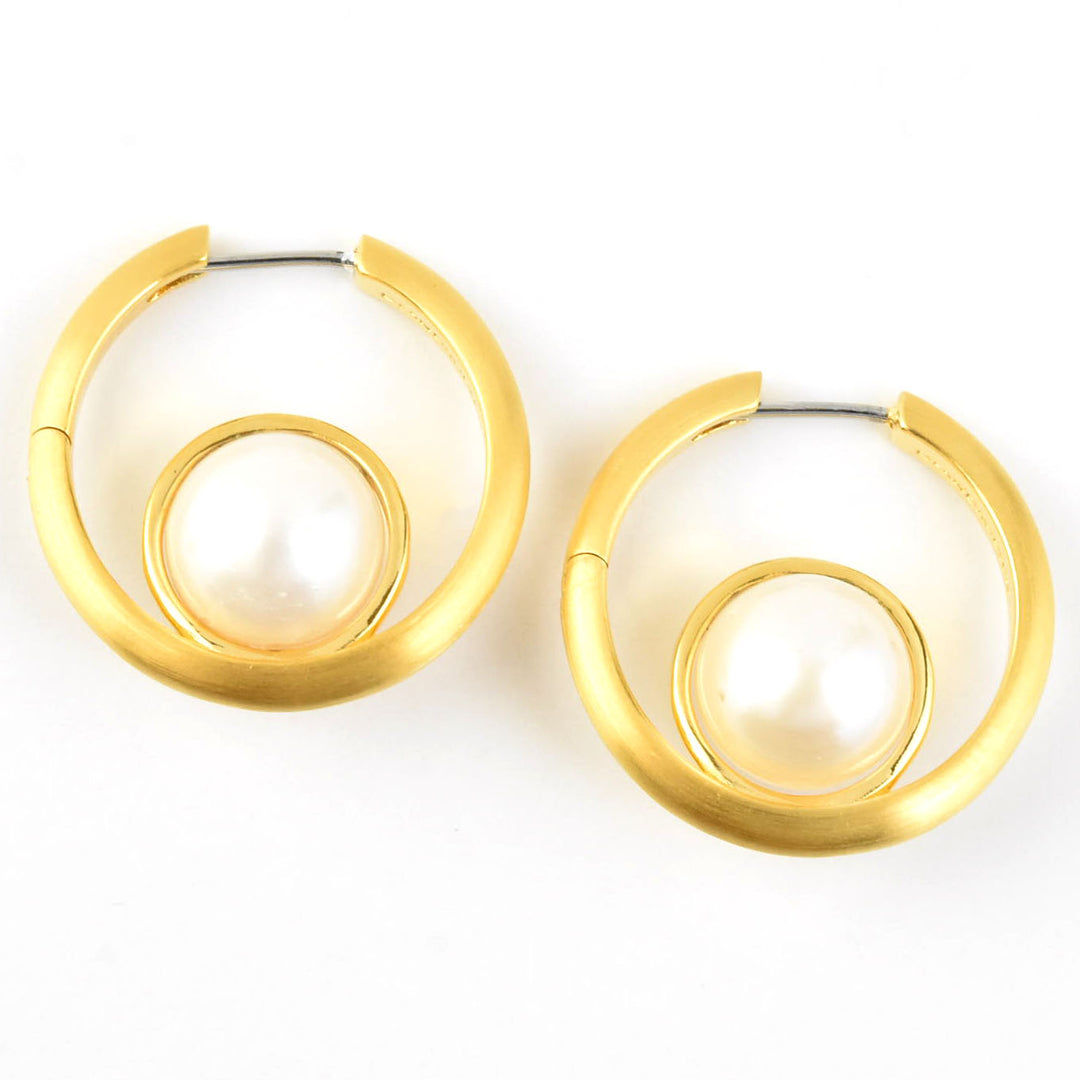 Laguna Floating Huggie Hoops