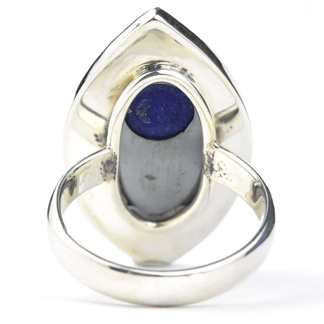 Lapis Ring in Sterling Silver - Goldmakers Fine Jewelry