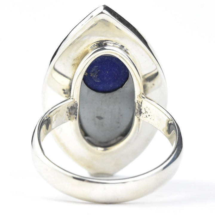 Lapis Ring in Sterling Silver - Goldmakers Fine Jewelry