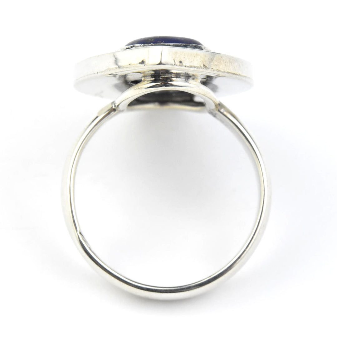 Lapis Ring in Sterling Silver - Goldmakers Fine Jewelry