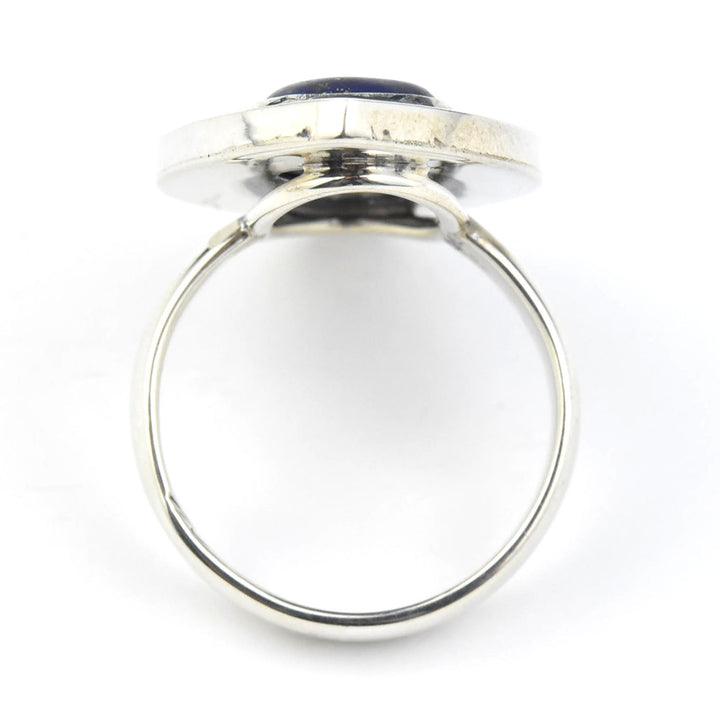 Lapis Ring in Sterling Silver - Goldmakers Fine Jewelry