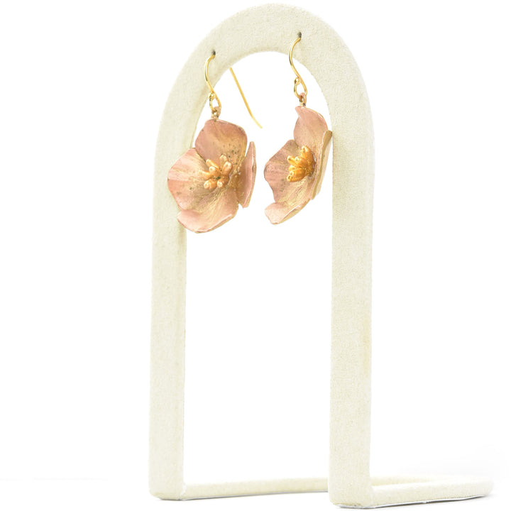 California Poppy Earrings