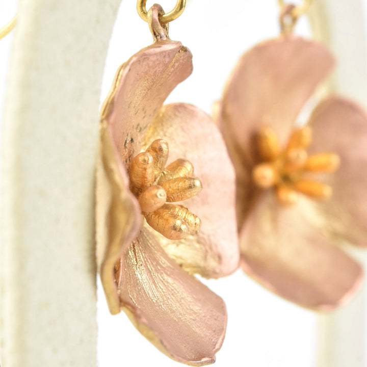 California Poppy Earrings