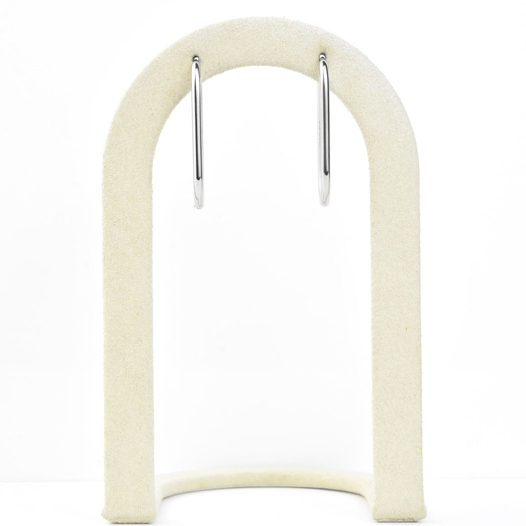 Large Rounded Rectangle Hoops - Goldmakers Fine Jewelry