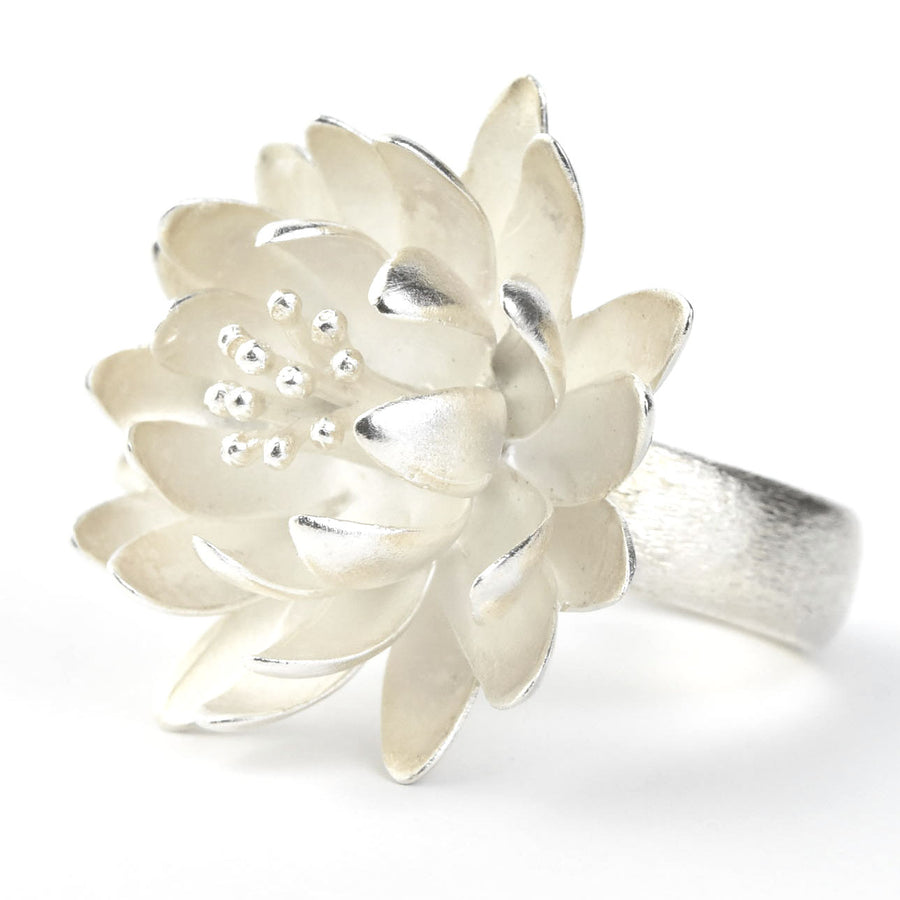 Large Waterlily Ring - Goldmakers Fine Jewelry