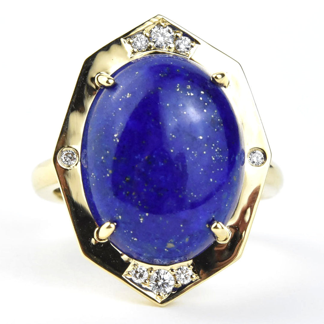 Large Affinity Sans Lapis Ring, in 14k Yellow Gold