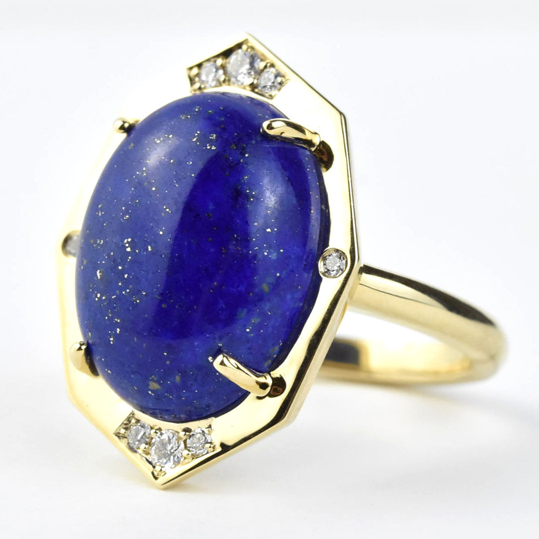 Large Affinity Sans Lapis Ring, in 14k Yellow Gold