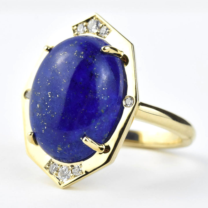 Large Affinity Sans Lapis Ring, in 14k Yellow Gold